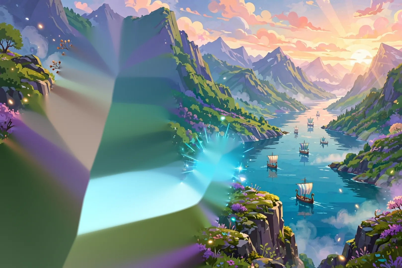 Fortune favours the heart that sets sail.